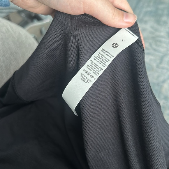Lululemon Side-Cinch Ribbed Cardigan Black size 10 NWT - Picture 4 of 5